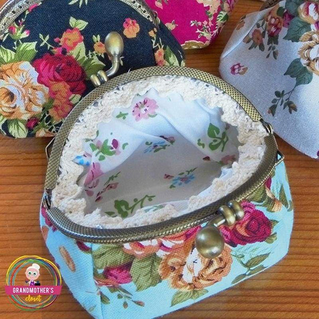 Grandmothers Vintage Style Coin Purse - FREE PURSE PROMO