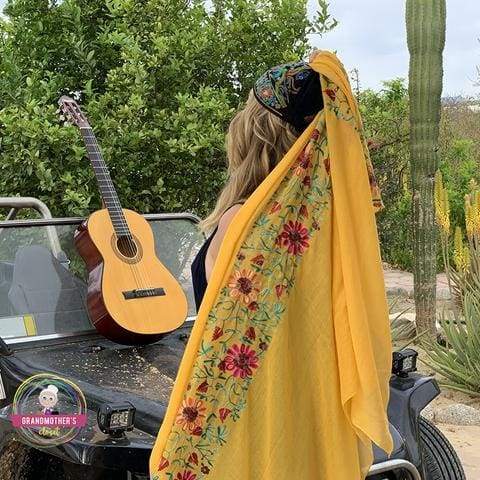 Light Embroidered Scarves - $21 PROMO FREE SHIPPING TODAY