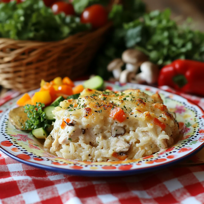 Angel Chicken Rice Casserole
