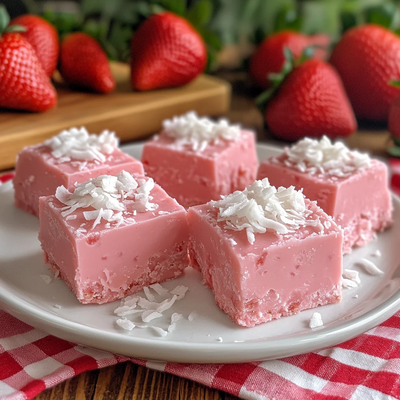 Natural Strawberry Fudge