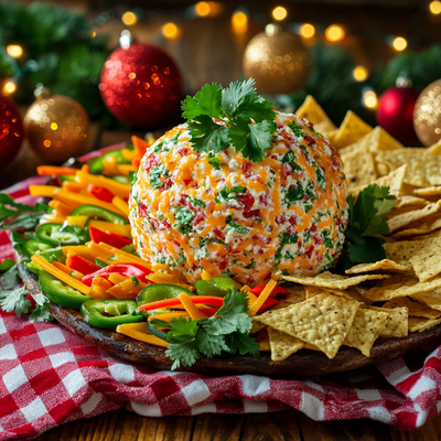Sweet and Spicy Jalapeño Cheese Ball