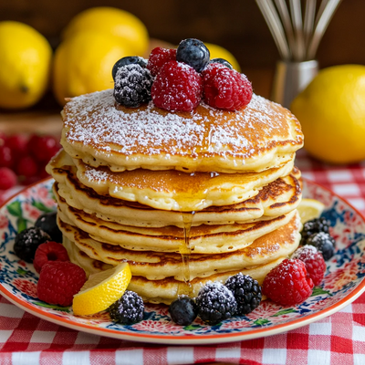 Lemon Ricotta Pancakes