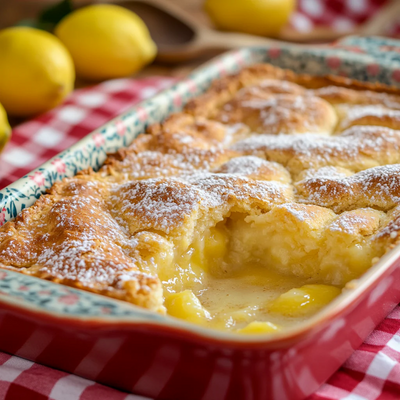 Magic Lemon Cobbler