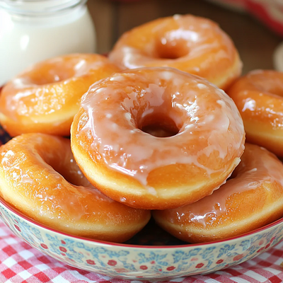 Homemade Krispy Kreme-Style Donuts