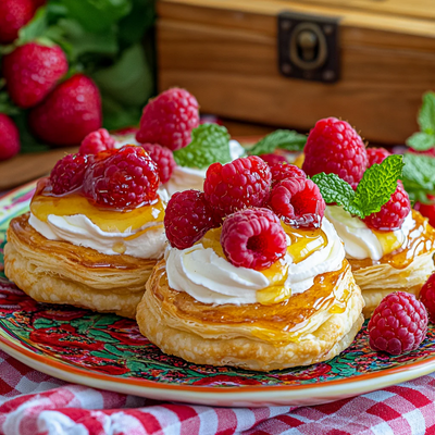 Raspberry Vol-au-Vent