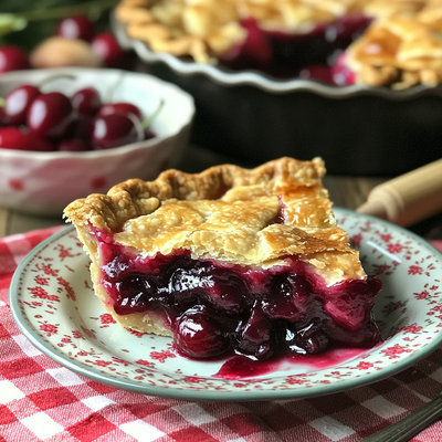Cherry Pie Using Frozen Fresh Cherries