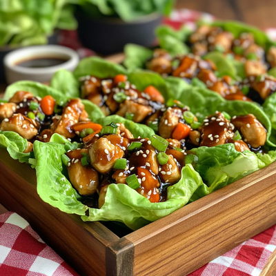 Chicken Lettuce Wraps Recipe