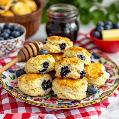 Blueberry Buttermilk Biscuits