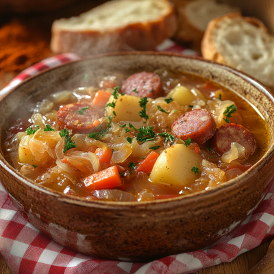 German Sauerkraut Soup Recipe