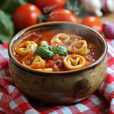 Tomato Tortellini Soup
