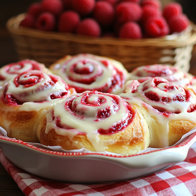Raspberry Swirl Sweet Rolls