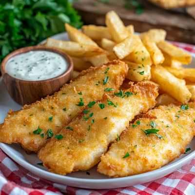 Oven Baked Fish & Chips