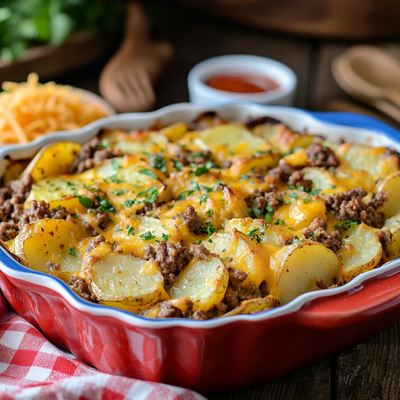 Hamburger and Potato Casserole