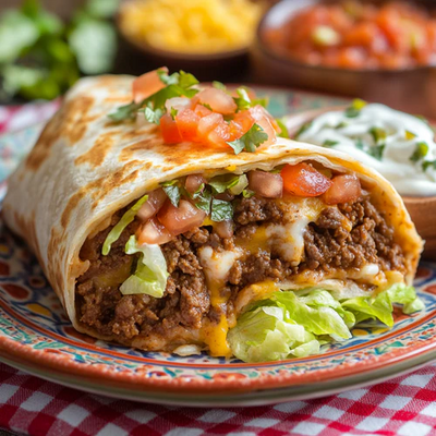 Classic Beef and Bean Burritos