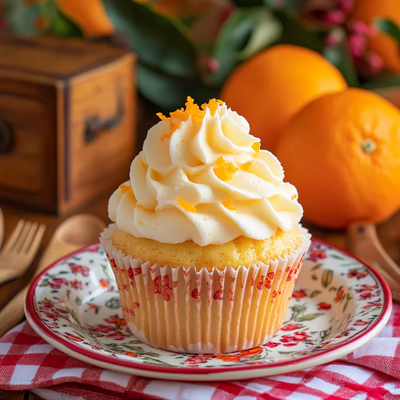 Orange Creamsicle Cupcakes