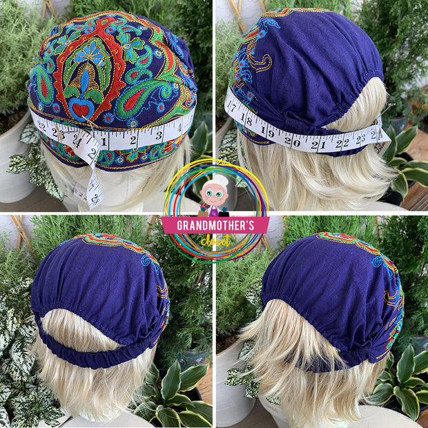 Embroidered Bandana Caps
