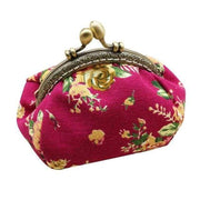 Grandmothers Vintage Style Coin Purse - FREE PURSE PROMO - Hot Pink / Regular Free Worldwide Shipping