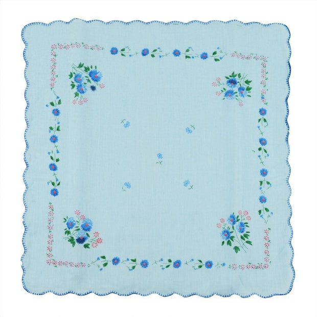 Set of 12 - 100% Cotton Flower Print Handkerchiefs - $14 PROMO FREE SHIPPING TODAY