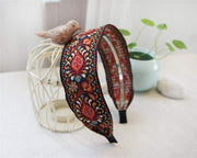Sweet Embroidered Headbands - $12 PROMO FREE SHIPPING TODAY ONLY - Red