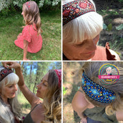 Sweet Embroidered Headbands